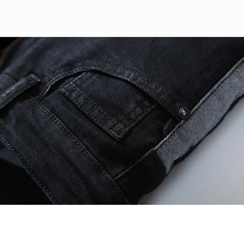 Мужские джинсы карандаш штаны шаровары полосками по бокам лодыжки Длина со