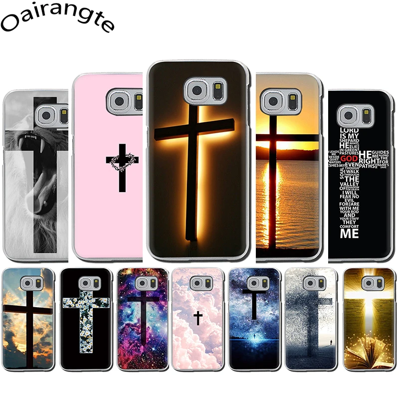 

Bible Jesus Christ Christian Cross Hard Phone Cover Case for Samsung galaxy S6 7 Edge S8 9 Plus S10 E Plus Note8 9 M10 20 30 40