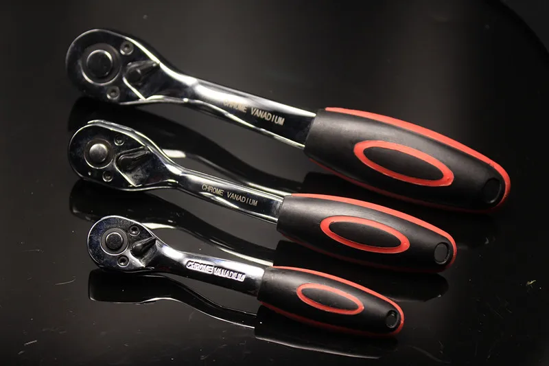 

3/8 "ratchet wrench quick off / two-way socket wrench / 72 tooth curved handle network vanadium steel