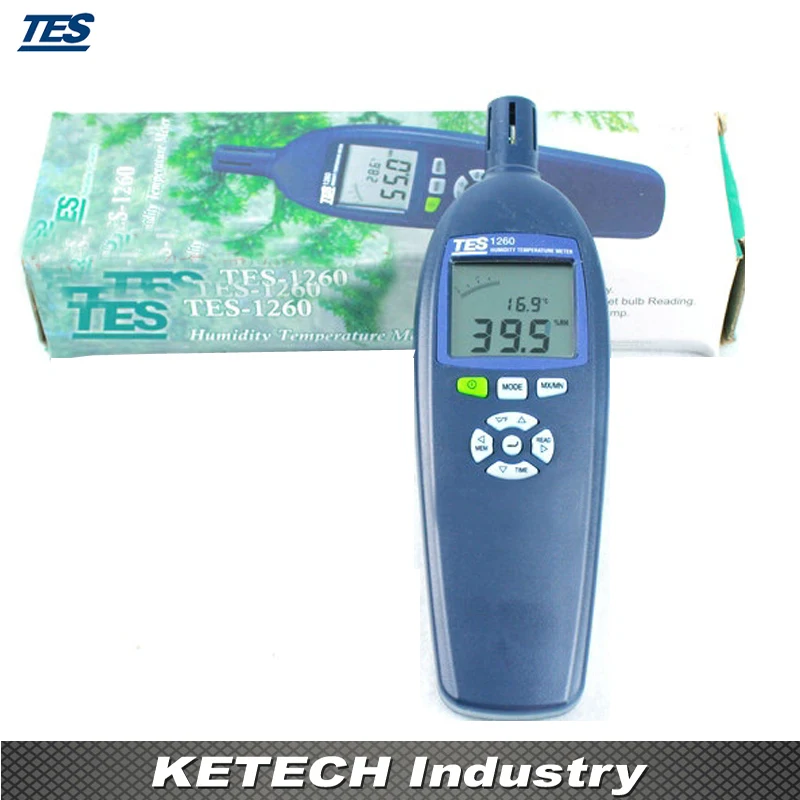 

Humidity Temperature Meter Dew Point/Wet Bulb TES1260