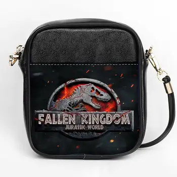 

New Custom Jurassic Park Sling Bag Women Sling Shoulder Bags Leather Mini Girls Tote Party Bag DIY Sling Bag