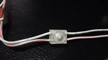 

Free Shipping 1000pcs / Lot 12V 0.24W Mini led strings module for signage letter signs wide angle lens modules waterproof mini