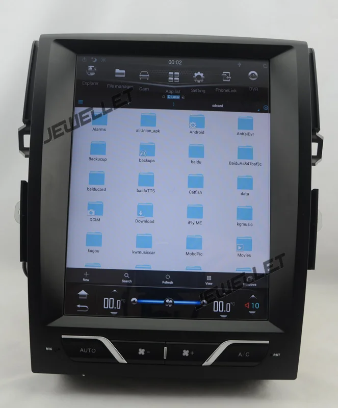 Perfect 12.1" tesla style vertical screen android 6.0 Quad core 32G Car GPS radio Navigation for Toyota Mark X 2010-2014 4