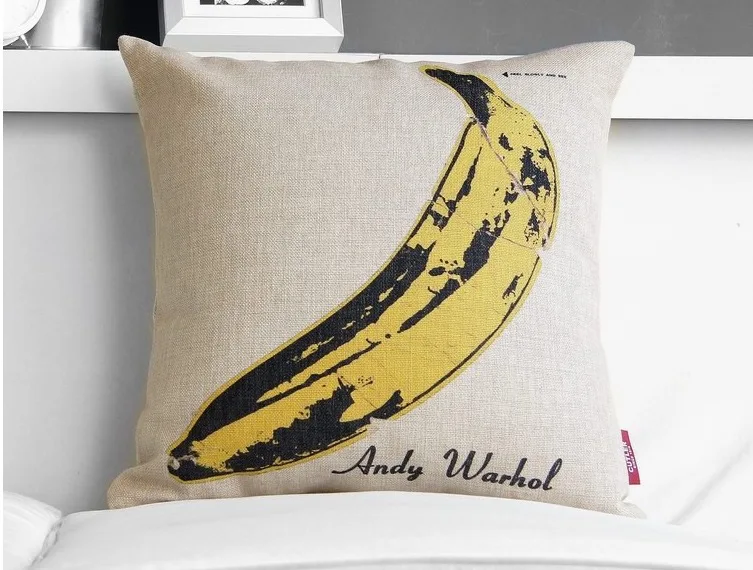 Всемирно известная обезьянка Andy Warhol банановая подушка массажер для | Подушки на кровать -32812789677