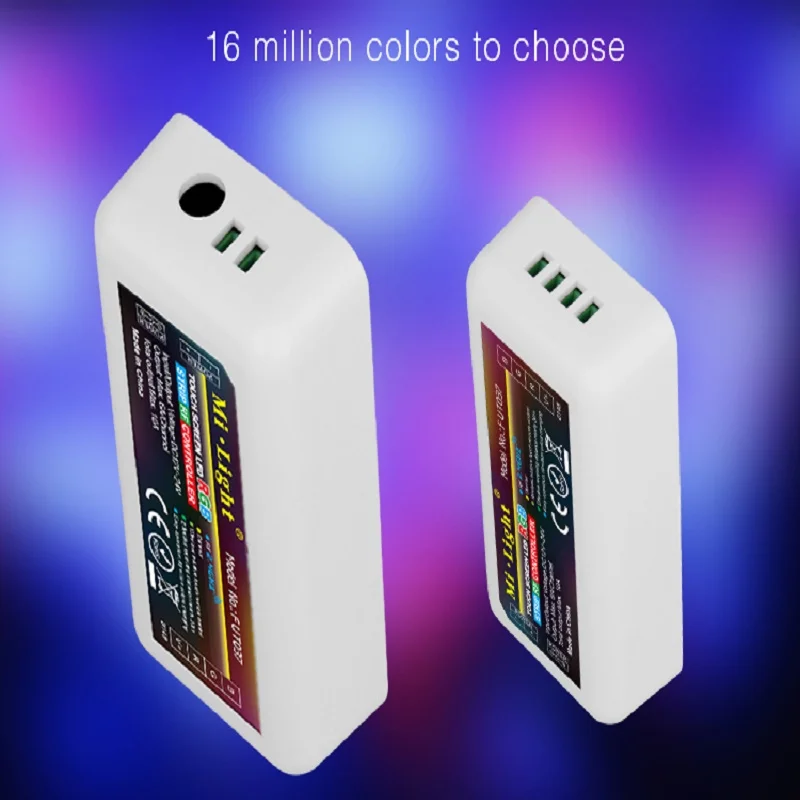 

Mi Light 4-Zone RF FUT037 2.4G Wireless Wireless RGB LED Controller for Flexible 5050 3528 RGB Led Strip Light Tape