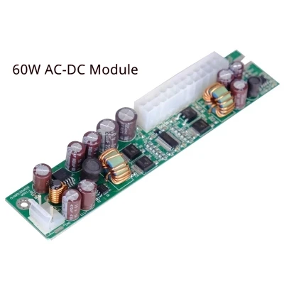 

AC DC ATX Peak PSU 12V 60W Pico ATX Switch Mining source electric 24pin MINI ITX DC to HTPC ATX PC Power Supply For Computer