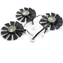 Neue 85 мм t129215su 6 P DC 12 В 0.50a lufter Мех животных ASUS strix Raptor gtx980ti/R9 390X/ r9 390 grafikkarte kuhler lufter