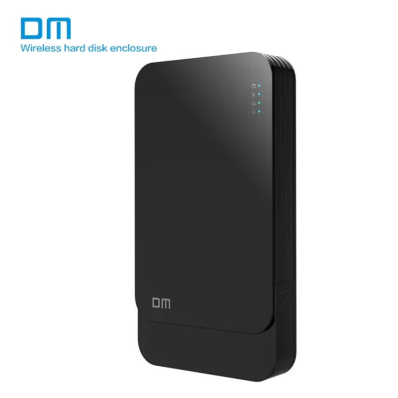 DM WFD027 Wireless WiFi Portable Hard font b Disk b font Drive Enclosure USB3 0 to