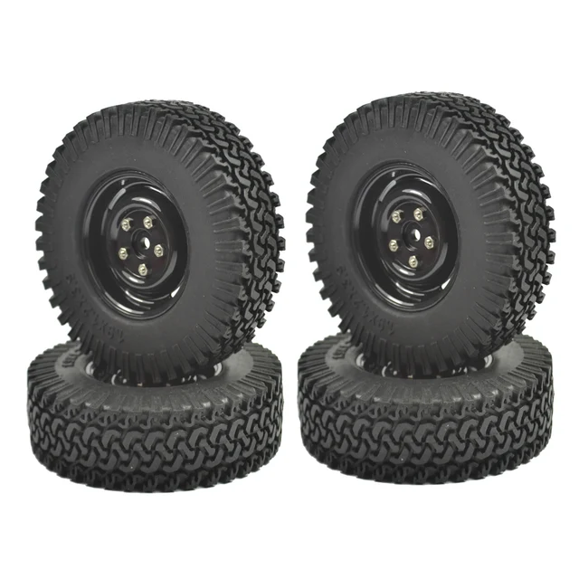 Best Price 4PCS 1/10 Crawler Tire Set 1.9" With Foam Insert for RC Crawlers 1/10 RC Crawler 1.9" 98MM Tire&Plastic Wheel  set