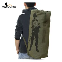 Multifunction Canvas Tactical Backpack Rucksacks Military Army Bag Men Women Outdoor Foldable Travel Hiking Camping Bag XA549YL