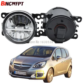 

2x Car Exterior Accessories White LED Fog Lamps Light For Opel Meriva A 2006 2007 2008 2009 2010