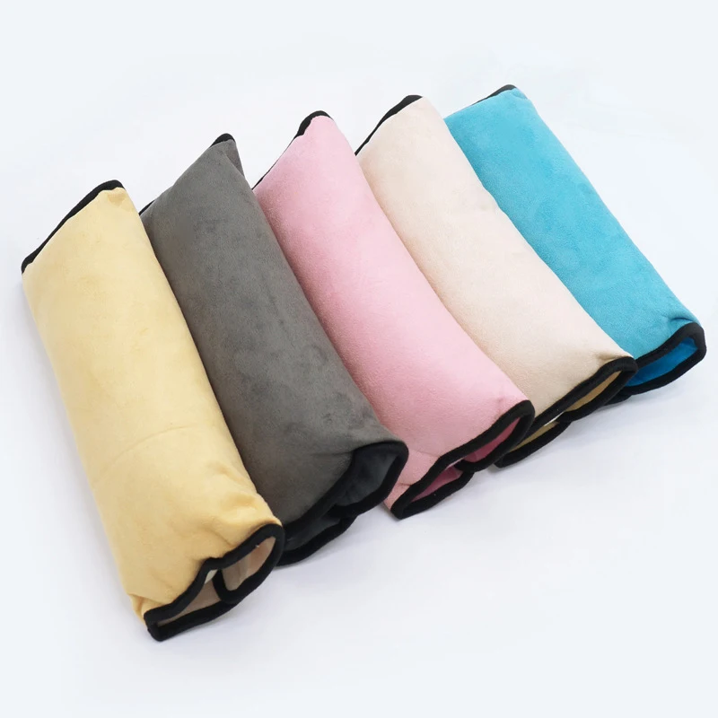 1pc Car Seat Belts Pillow Protect Shoulder Pad for Kids Safety Strap Fit Seat Belt Adjuster Device Auto Safety Belt Cover (6)