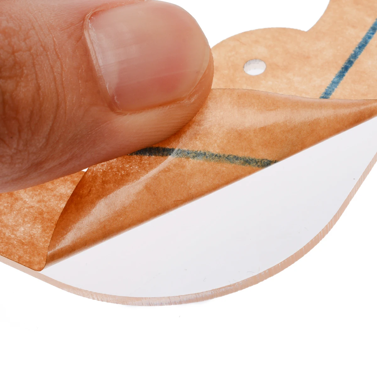 1 Set Coin Purse Pattern Stencil Clear Leather Acrylic Template DIY Craft Tool for Leather Handcrafts Lovers 90*86*22mm