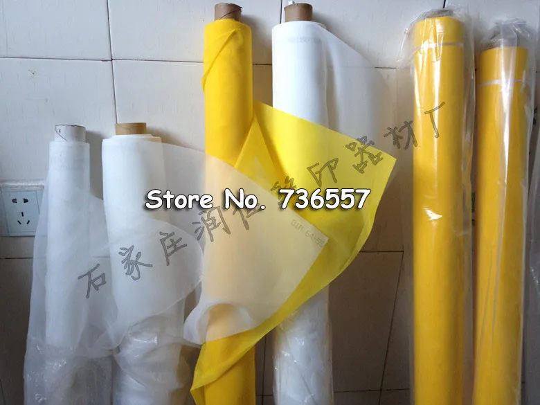 

5 meters 120M Silk Screen Printing Mesh Fabric - Width 127cm, White Color, 120 Mesh Count 48T