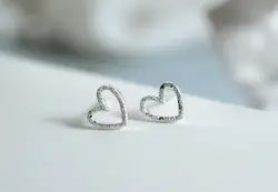 W5 для NL для женщин ювелирные украшения, 925 Серебряное сердце, для влюбленных Форма Серьги гвоздики, так мило и Романтический серьги вашей