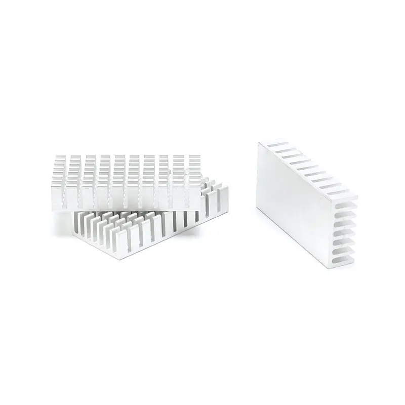 DIYElectronic 20 pcs 502510mm Approximately Heatsink Radiator Cooler Cooling Fin Aluminum Heat Sink Black 50x25x10mm