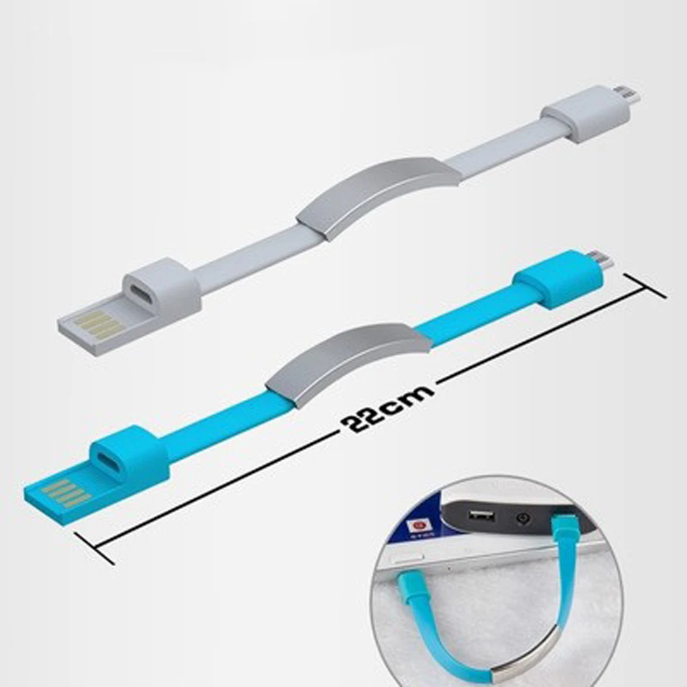 Разноцветный микро usb зарядное устройство браслет кабель для зарядки и передачи