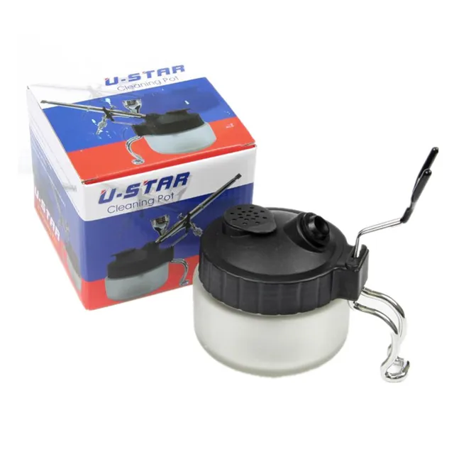 Ustar Model Airbrush Cleaning Pot  Spraying Tool Accessories Airbrush Cleaning Bottles Pigment Collector Combination Model Building Kits TOOLS Gender: Unisex