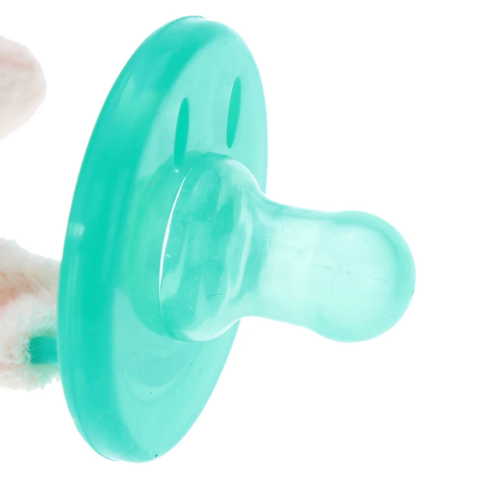 spesifikasi Baru lahir Bayi Silikon Dot Puting Penenang Nibbler Hewan Mewah Mainan Anak Klip Rantai Wubbanub Gadis Mainan Bayi Klip Dot