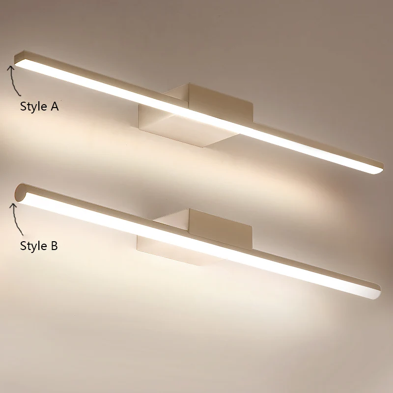 Simple modern led mirror before the lamp bathroom bathroom mirror cabinet lighting waterproof fog lamps Nordic bathroom lights Simple modern led mirror before the lamp bathroom bathroom mirror cabinet lighting waterproof fog lamps Nordic bathroom lights