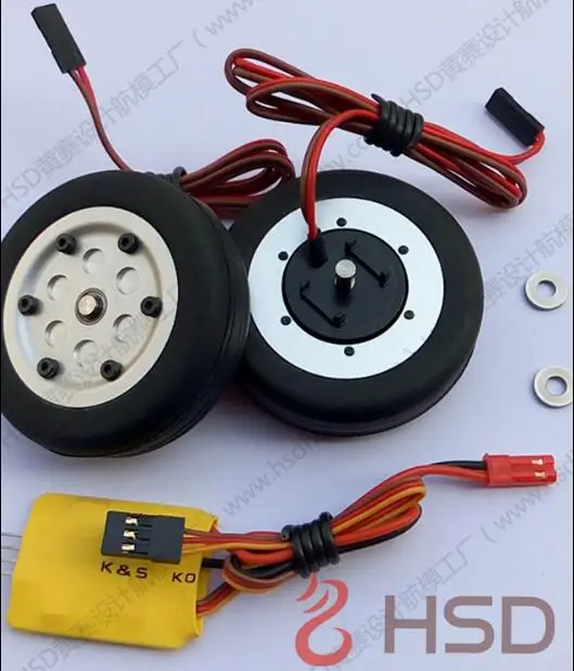 

electric brake wheel 55mm for HSD Hobby Viper 90mm rc plane model