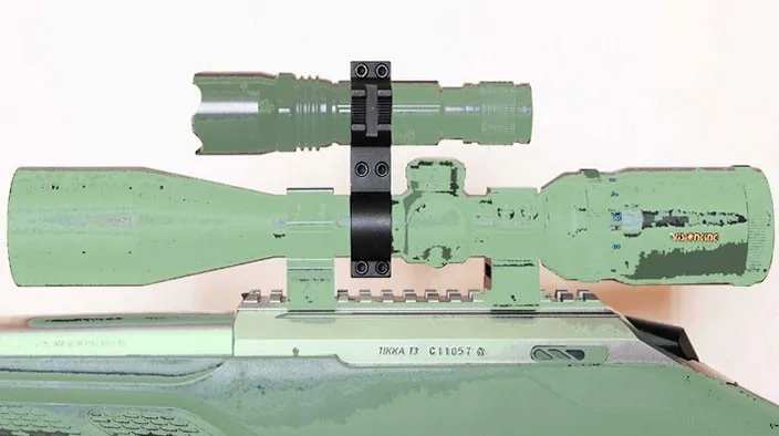 Универсальный 1 "25.4 мм и 30 мм двойной ствол кольцо отверстие большой 8-образный кронштейн для винтовки фонарик с боковой стенке 2-0020
