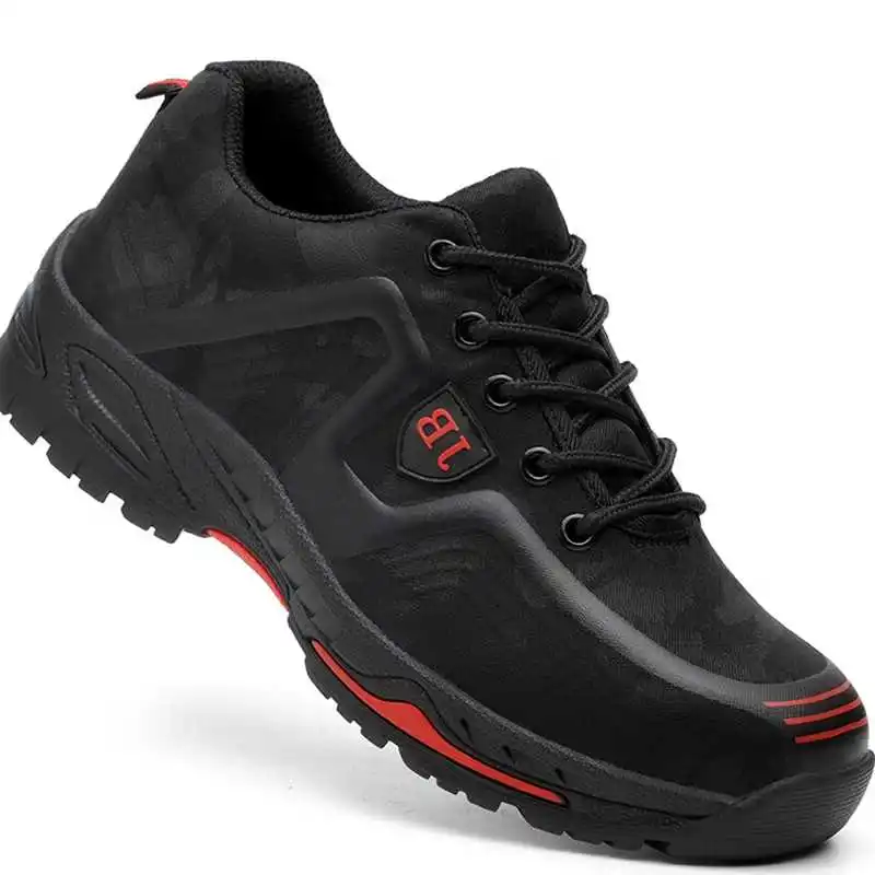 Men Steel Toe Safety Shoes Casual Breathable Work Sneaker Anti-piercing aramid fiber Protective Footwear