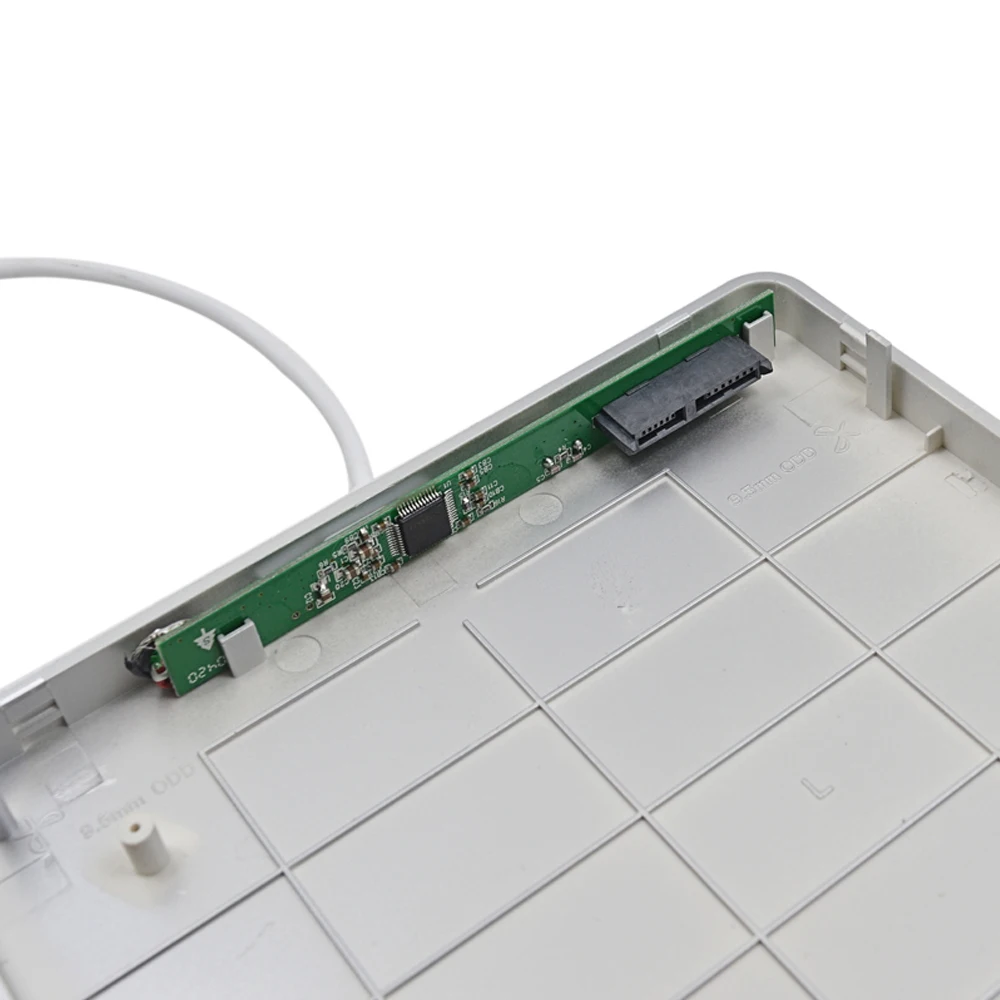 Внешний тонкий SATA USB 2 0 SuperDrive корпус для Apple Macbook слот 9 5 мм DVD ROM Optibay HDD Caddy|imac hdtv|enclosure