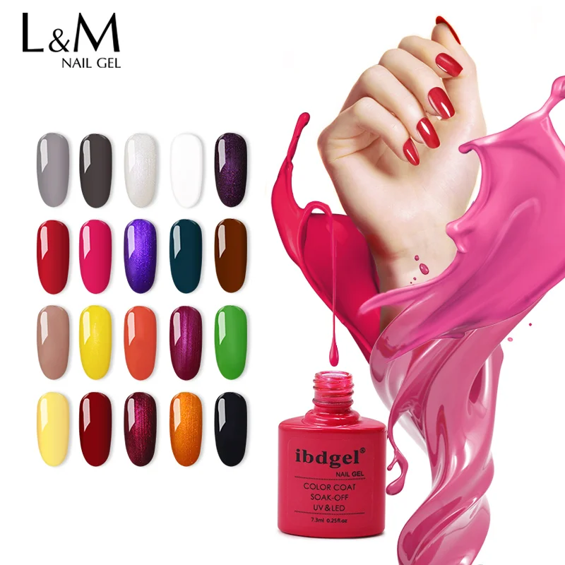 Ibdgel6pcs Colors Lucky 3d Semi Permanent French Acrylic Uv Gel Nail