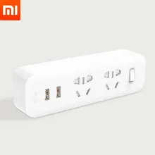 Xiaomi Mijia Преобразователь мощности портативный адаптер пробки Электрический настенный AC 5 V 2.1A 2 розетки USB быстрая зарядка