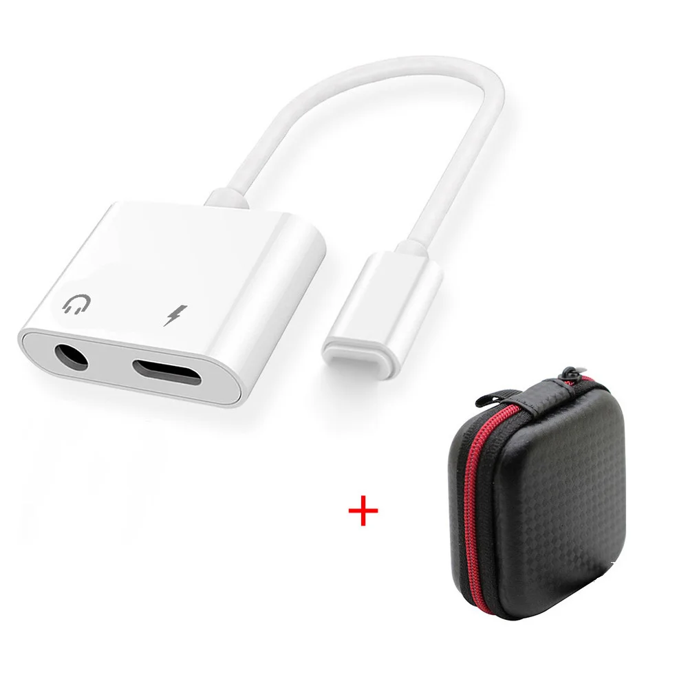 Koop Hoofdtelefoon Adapter voor iphone 8 voor verlichting naar Jack 3.5mm Audio Kabel Converter Adapter voor iphone X XS Max XR voor iphone 7