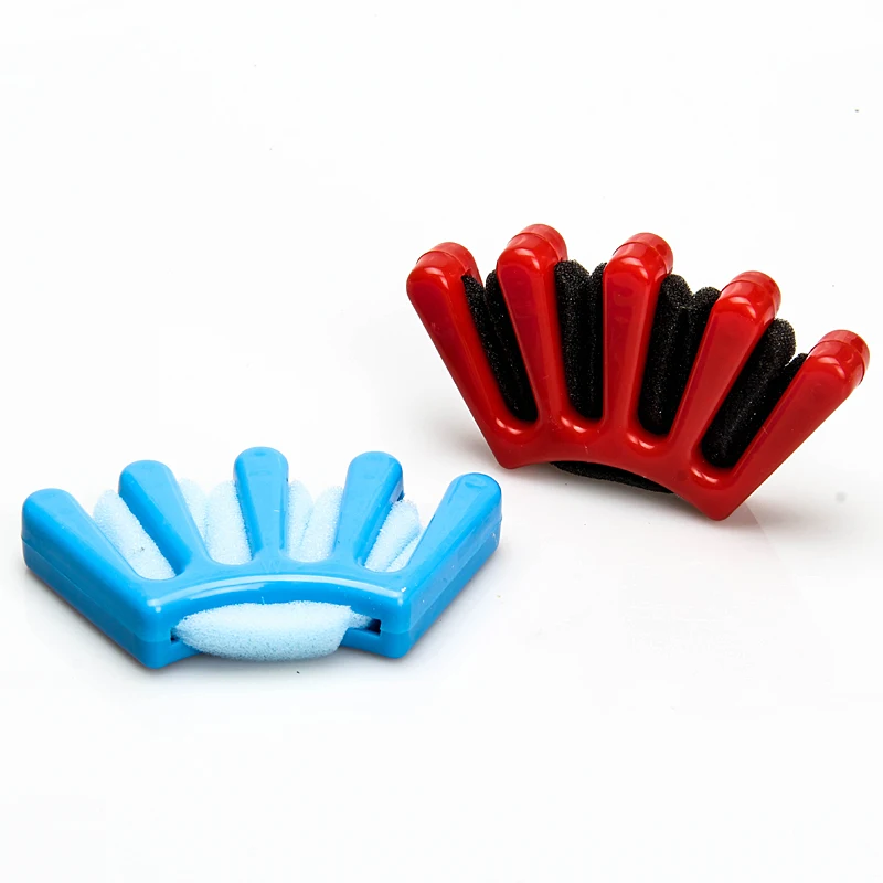 Hot Fashion Weaving Hair font b Tools b font Red Blue Fabrication Artifact Quality Plastic Sponge