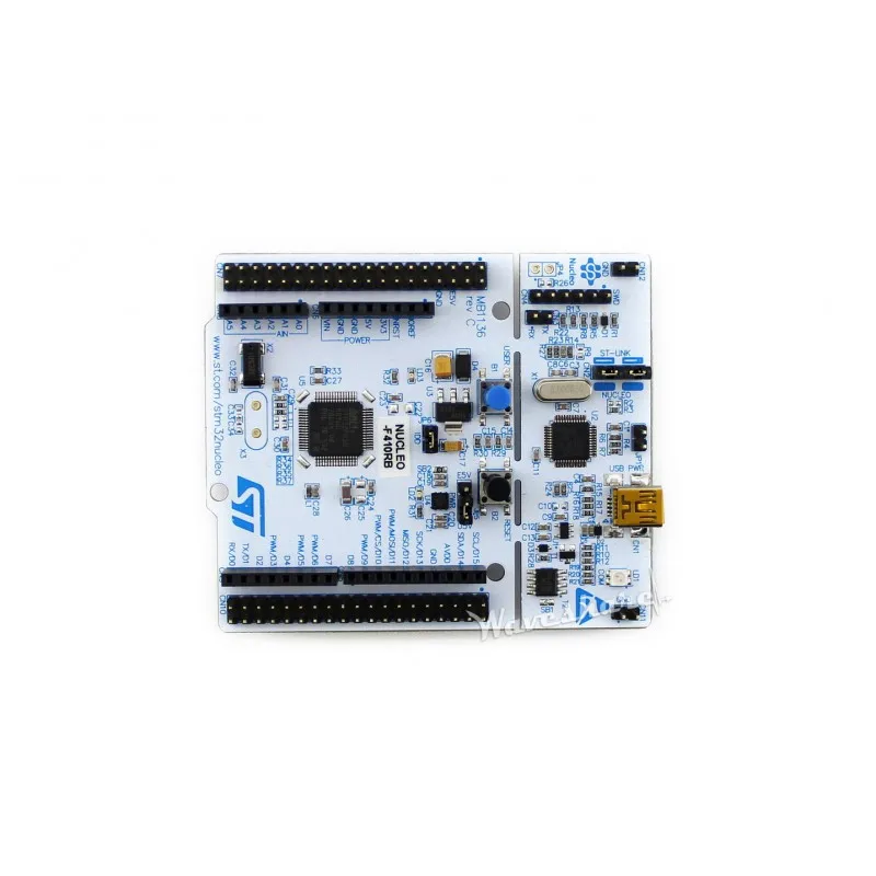 ST NUCLEO-F410RB, STM32 Nucleo-64 макетная плата с MCU STM32F410RB, поддерживает подключение ST morfo, плата mbed