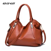 GZ-LY-GJT 9 Color Fashion Designer Women Handbag Female PU Leather Bag Office Ladies Portable Shoulder Bag Ladies Hobos BagTotes