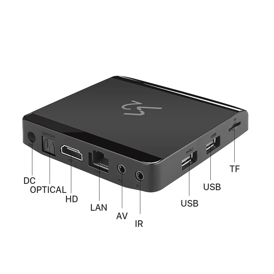 Leadcool S2 Media Player RK3229 4 ядра Android 8,1 ТВ BOX Smart ТВ с 1 ГБ/2 GB Оперативная память 8 GB/16 GB Встроенная память Поддержка 2,4G Wi-Fi 100 M LAN