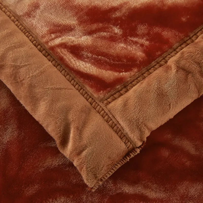 5,0 кг коричневое рельефное зимнее теплое Облачное одеяло s Двухслойное мягкое тяжелое одеяло пушистое толстое комфортное покрывало на кровать 200*230 см