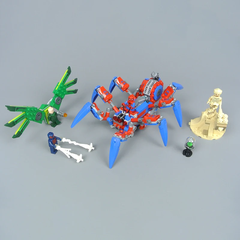 

Spider-Man's Spider Crawler Building Blocks Super Heroes Model Bricks Toy Compatible Legoing 76114 11187 07113
