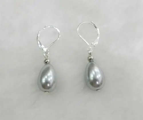 Ожерелье из серебра Akoya с Каплевидным жемчугом и кулоном 14 мм AAAA|pearl necklace earring|necklace