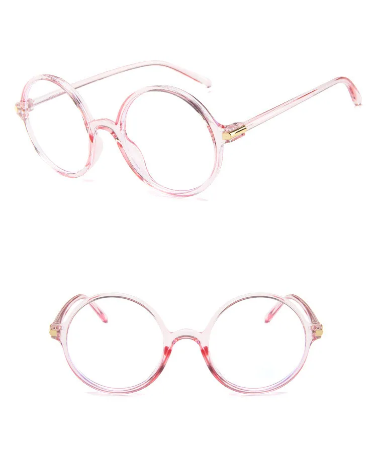 Новые модные круглые очки с оправой, ретро очки с плоской оправой, прозрачные трендовые очки для мужчин и женщин, уличные очки для стрельбы