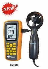 WISE genuine Split digital anemometer GM8902 handheld anemometer wind speed temperature and wind meter