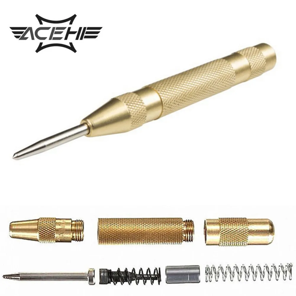 

ACEHE 5 Inch Automatic Center Pin Punch Spring Loaded Marking Starting Holes Tool free shipping