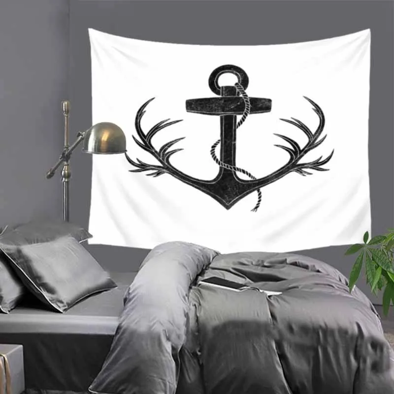 

2018 popular tapestry hippie mandala wall hanging Bohemian bedspread dorm decor tapestries Anchor printed 51x60" bedspread LZJ7