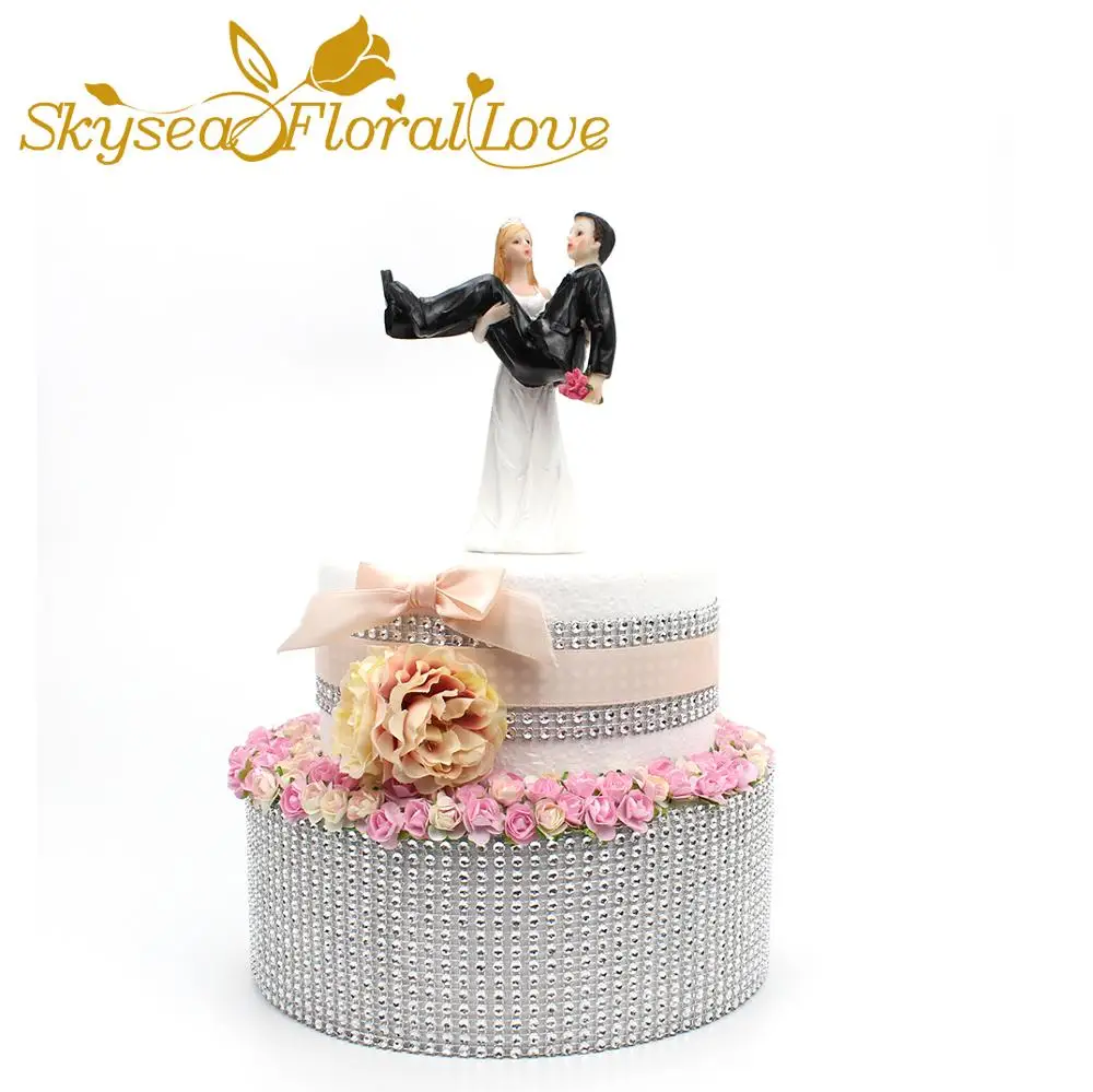 Жених невесты торт Топпер события вечерние поставки каучуковая фигурка для предложения, свадебное смешное свадебное торт топперы