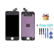 iPartsBuy 3 in 1 for iPhone 5 (LCD + LCD Frame + LCD Touch Pad + Free Gift ) Digitizer Assembly