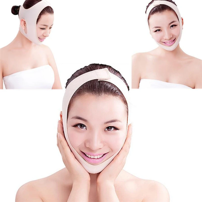 

2018 Wrinkle V Face Chin Cheek Lift Up Slimming Slim Mask Ultra-thin Belt Strap Band Face Lift Tools S/M/L/XL Face Lift Tools40#