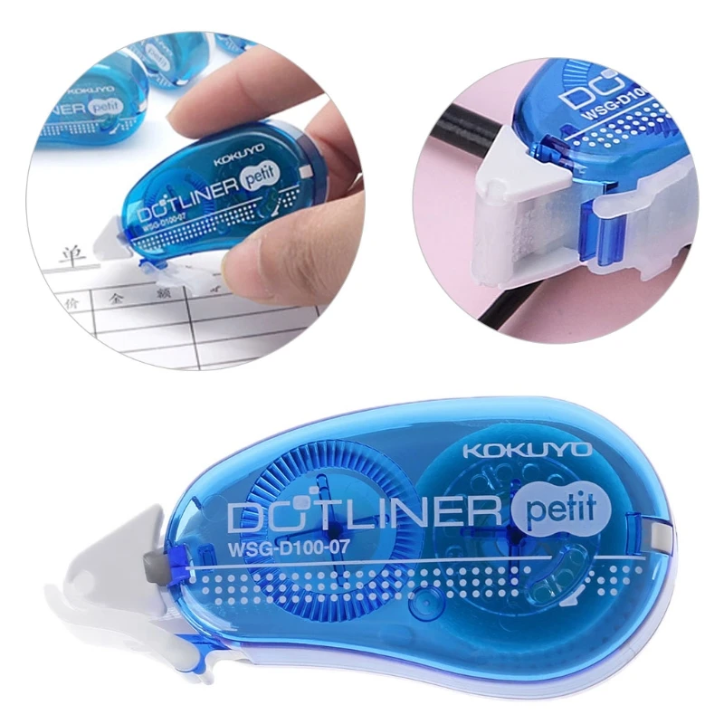 Double Sided Mini Adhesive Roller Tape Glue Dot Liner Petit Disposable For DIY