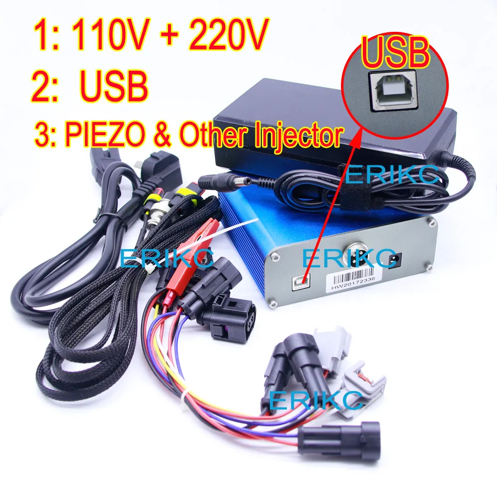 ERIKC CRI100 Electromagnetic and piezo common rail injector tester ERIKC CRI100 Electromagnetic and piezo common rail injector tester
