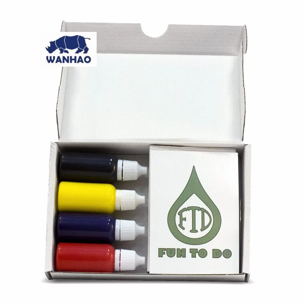

3d print part Wanhao photopolymer resin for D7 FunToDo a set of fun to do