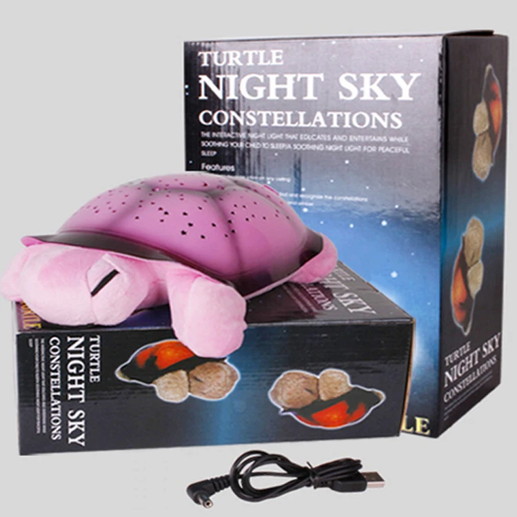 Children Toys Turtle Night Light+usb start for Children Music Lights