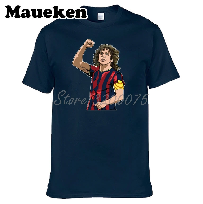Мужская футболка Carles Puyol 5, испанская легенда, капитан, одежда, футболка, Мужская футболка с круглым вырезом, W17072509 - Цвет: 5